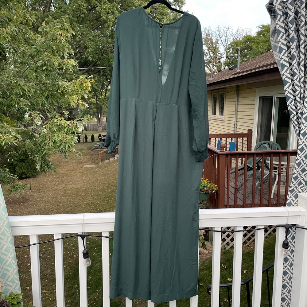 Forever 21 dark green romper